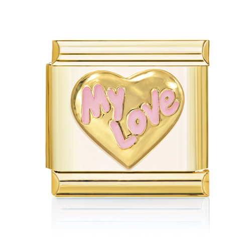 My Love Heart Italian Charm