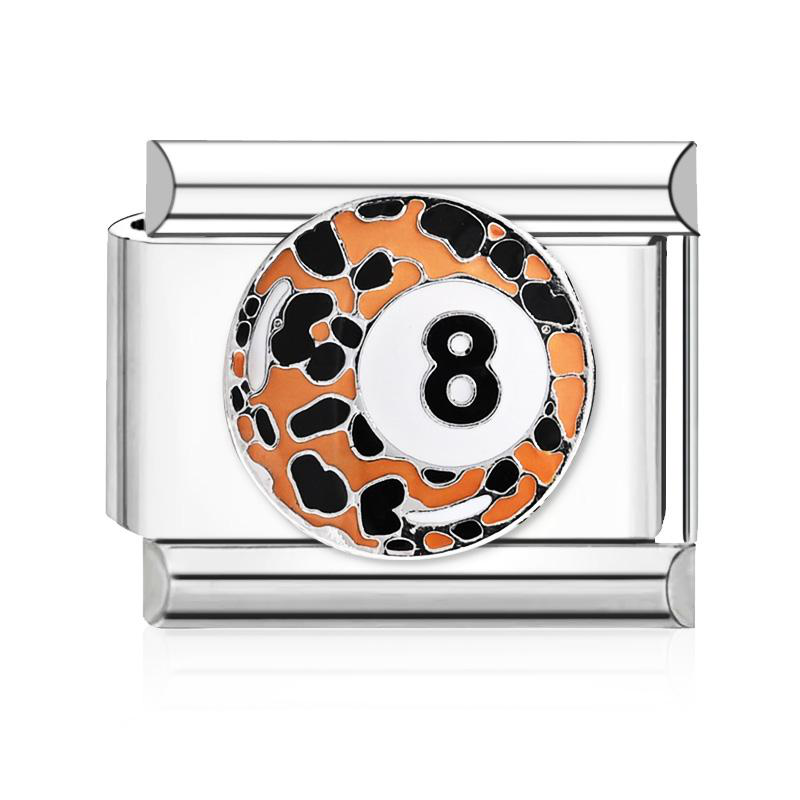 Number 8 Leopard Silver