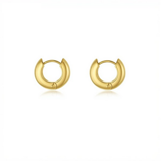 Beaded Hoop Earring