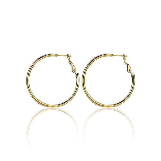 Curled Signet Earring