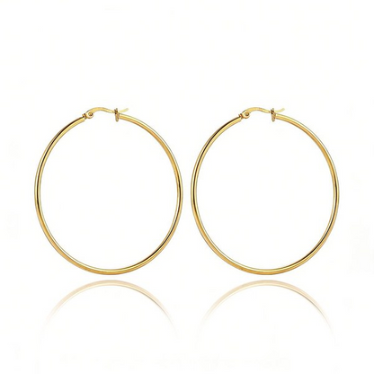 Beaded Signet Earring