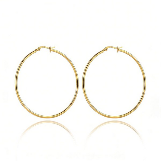 Beaded Signet Earring