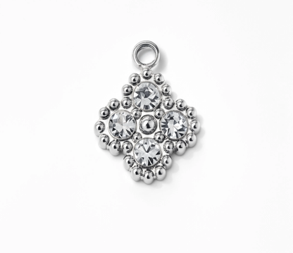 Quatrefoil Charm Silver