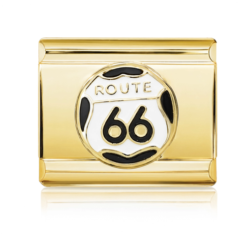 Route 66 Charm HD Gold