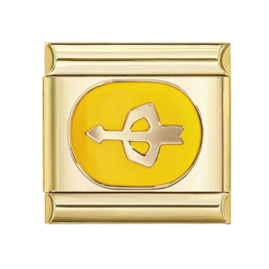 Sagittarius Zodiac Charm Gold HD