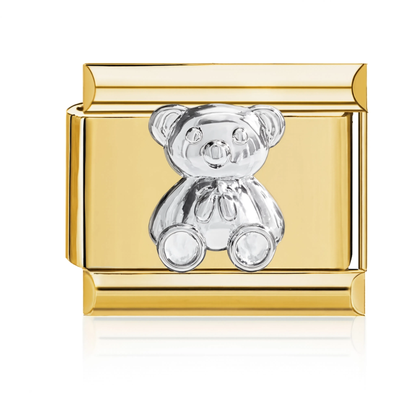 Teddy Bear Charm HD Gold