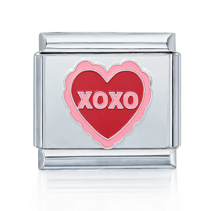 XOXO Heart Silver