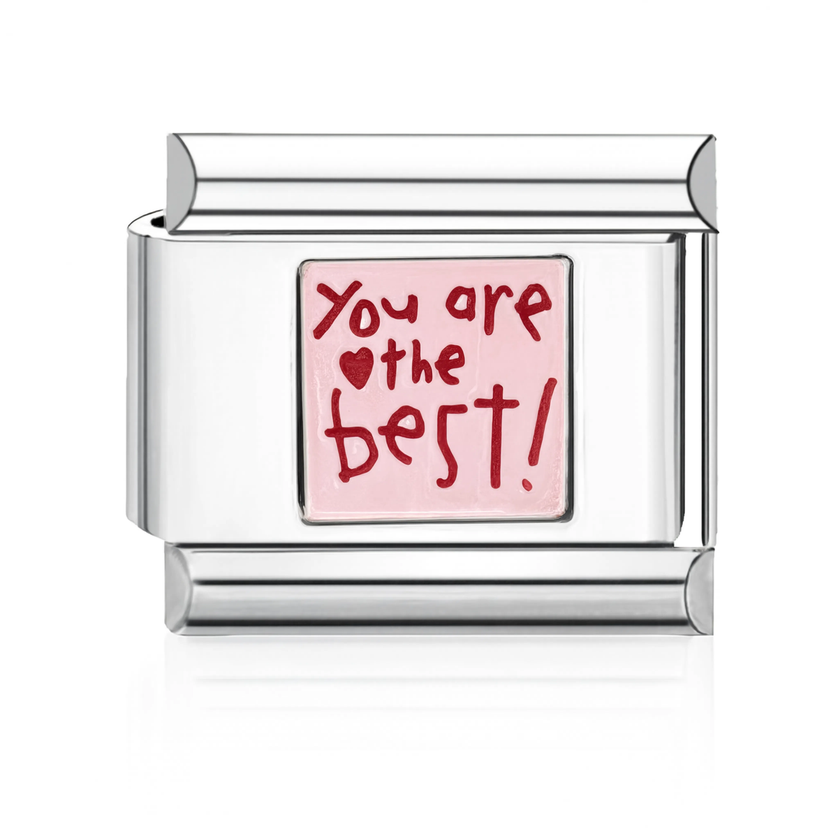 You Are The Best Italian Charm - Silver