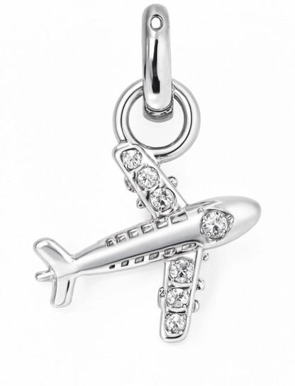 Airplane Charm Silver — product view