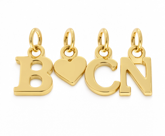 BCN Letters Charm Gold — product view