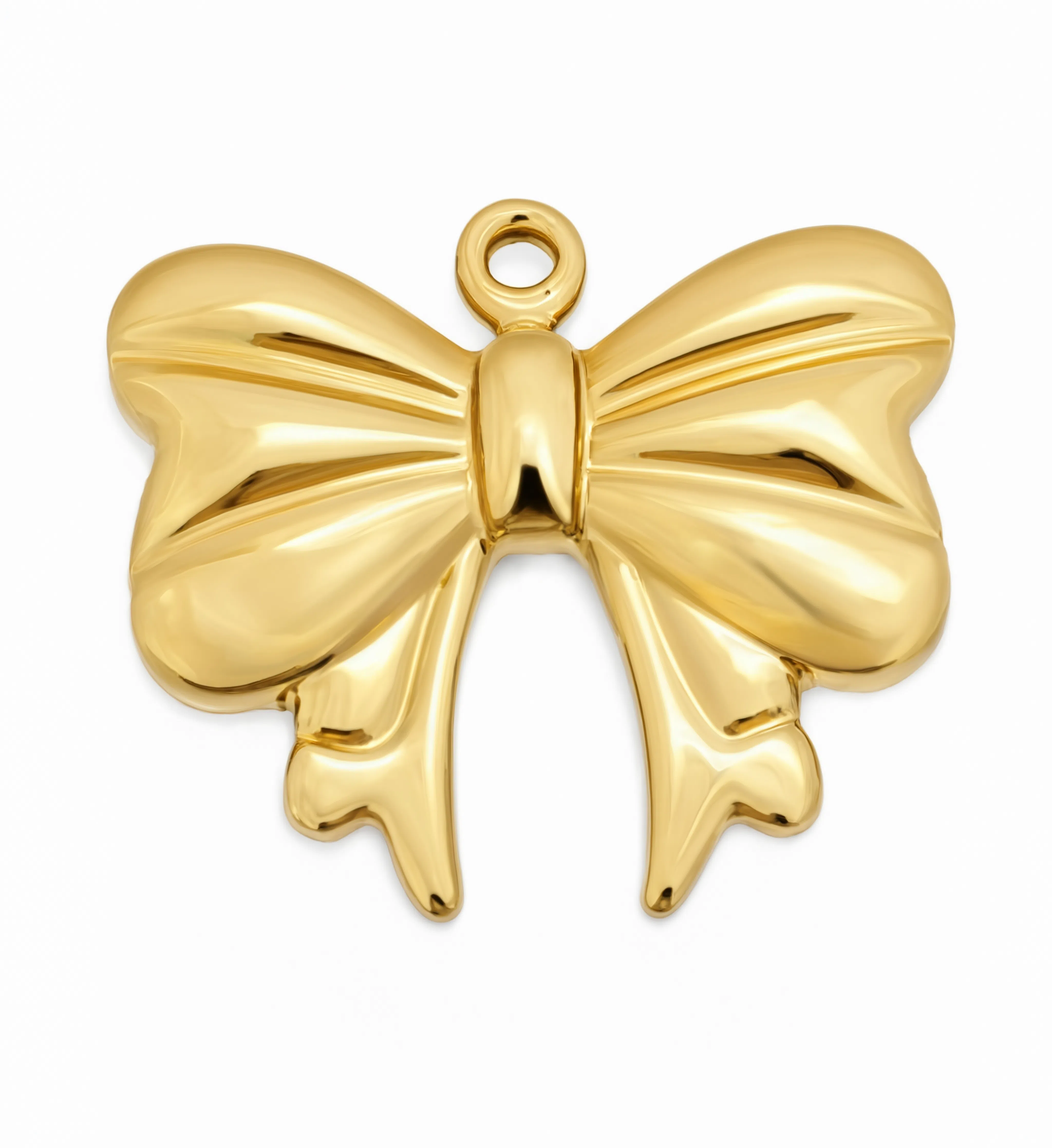 Bow Charm Gold — product view