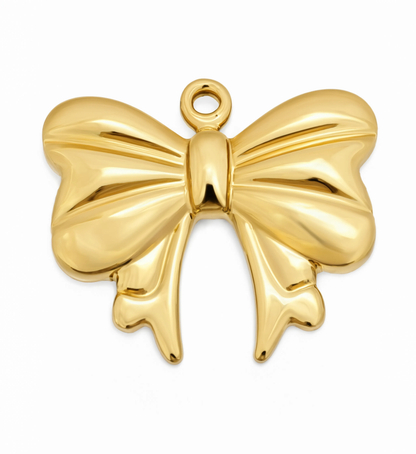 Bow Charm Gold — product view