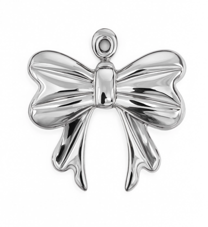 Bow Charm Silver — product view