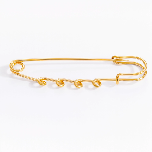 Brooch Charm Gold — product view
