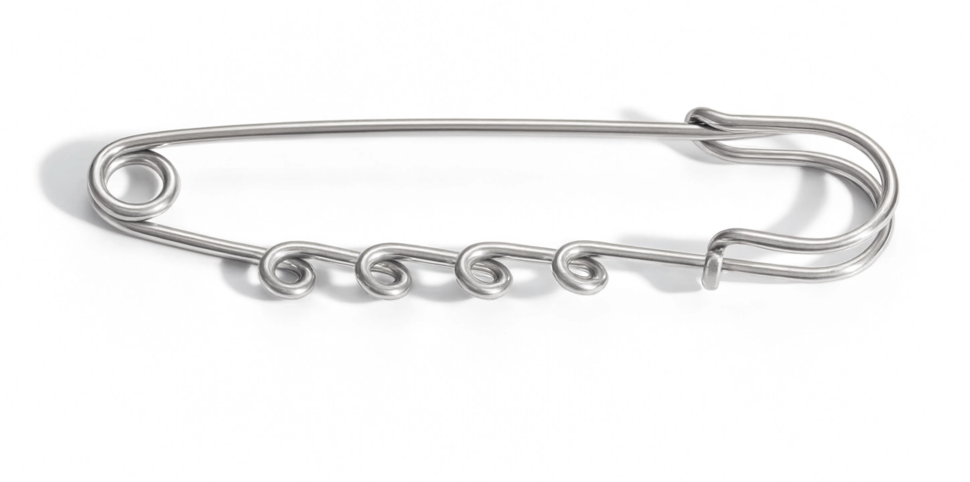 Brooch Charm Silver — product view