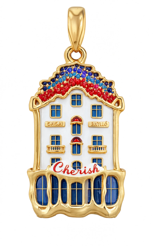Casa Batlló Charm Gold — product view