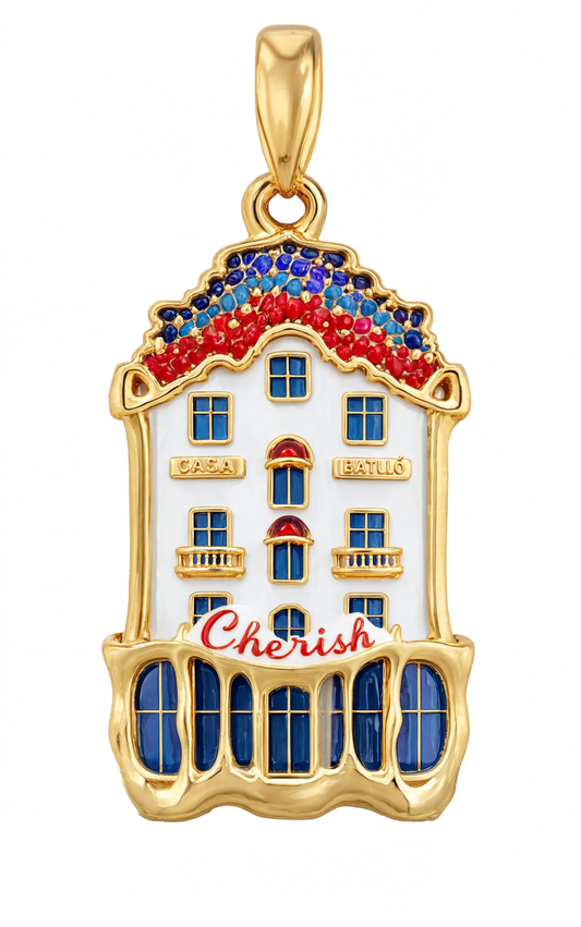 Casa Batlló Charm Gold — product view