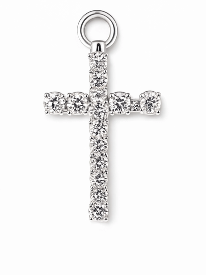 Cross Charm Silver — product view