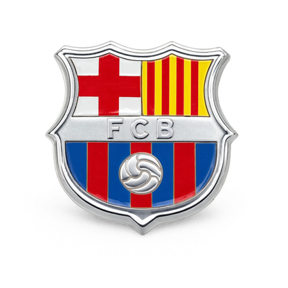 FCB Crest Charm Silver — product view