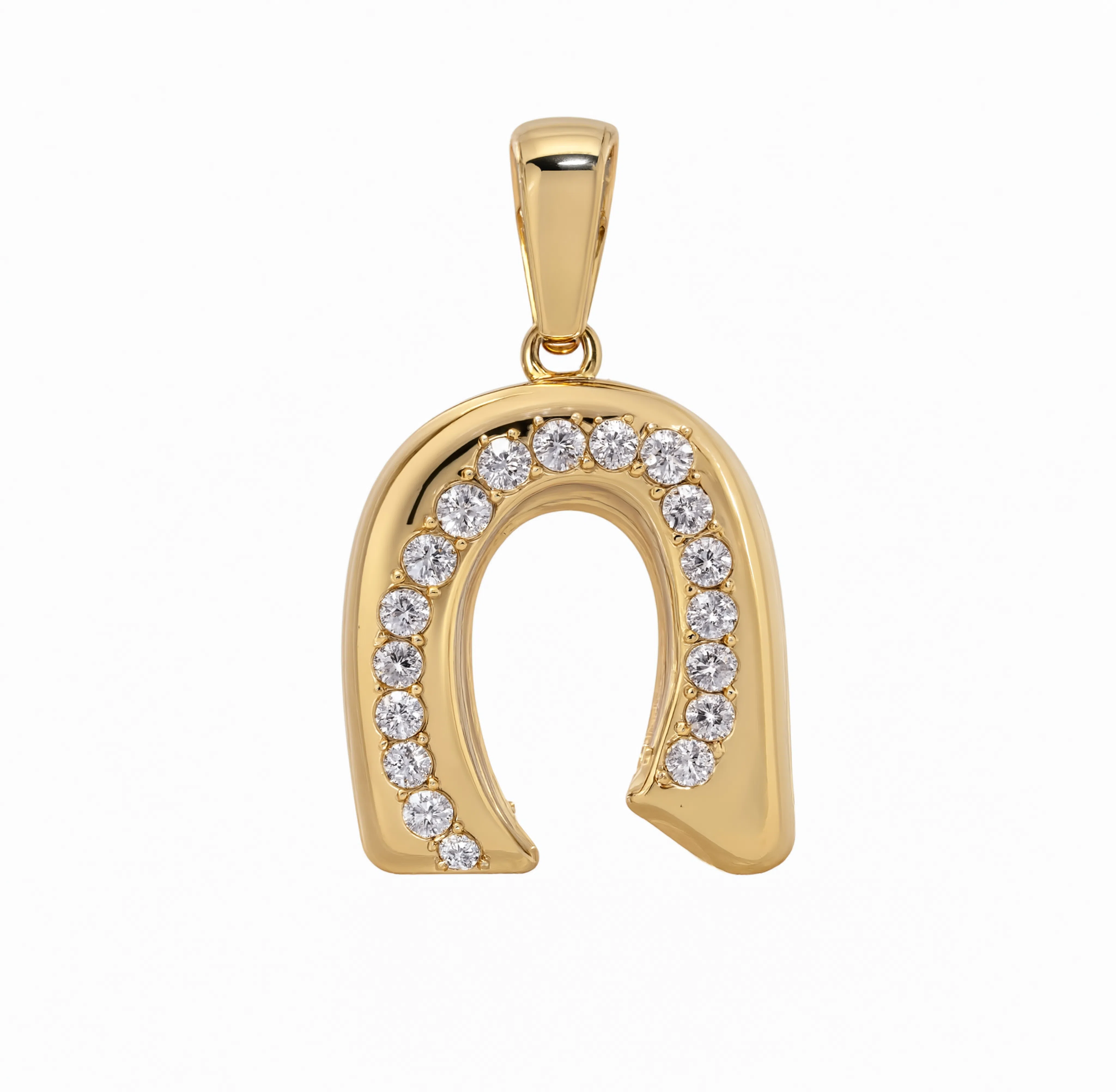 Horseshoe Charm Gold