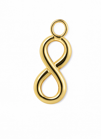 Infinity Plain Charm Gold — product view
