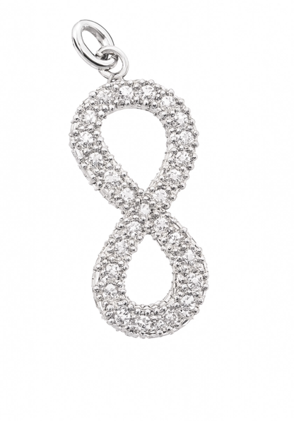 Infinity Charm Silver