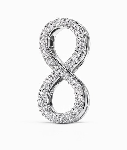 Infinity 2 Charm Silver