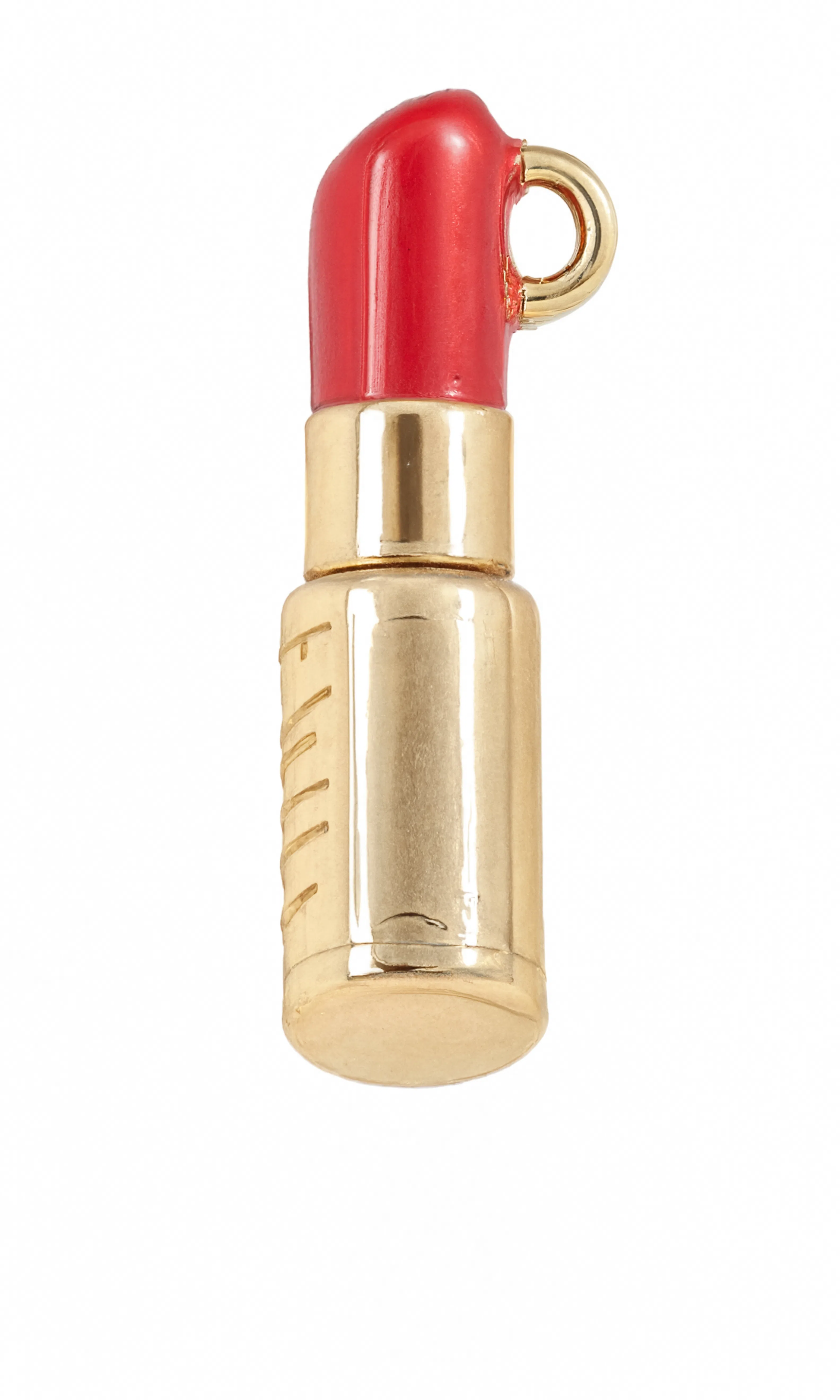 Lipstick Charm Gold