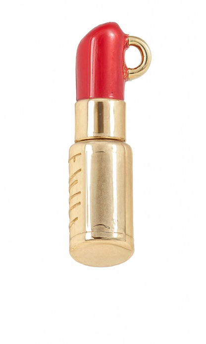 Lipstick Charm Gold