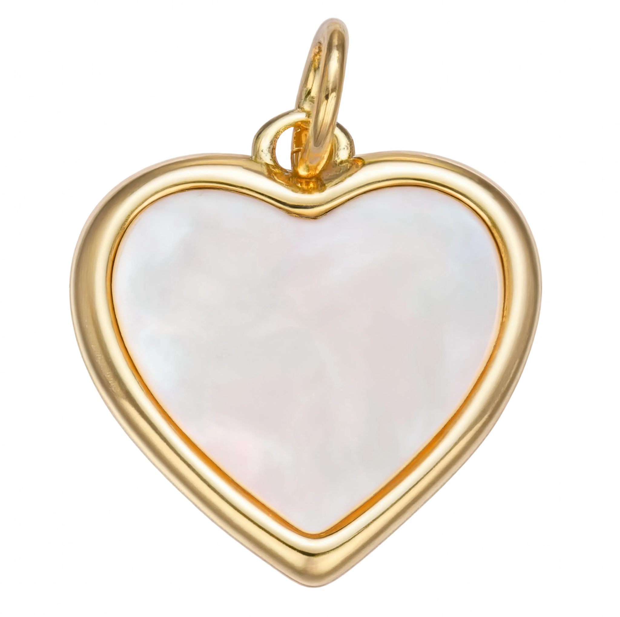 Mop Heart Charm Gold