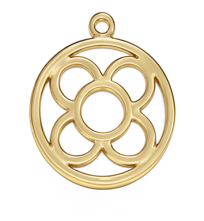 Panot Round Charm Gold — product view