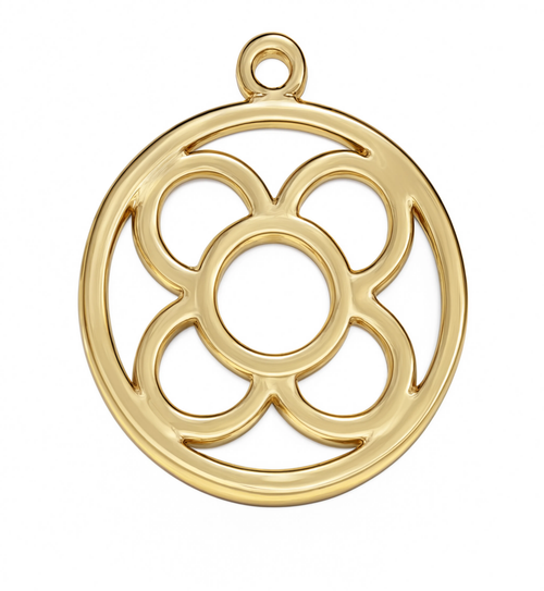 Panot Round Charm Gold — product view