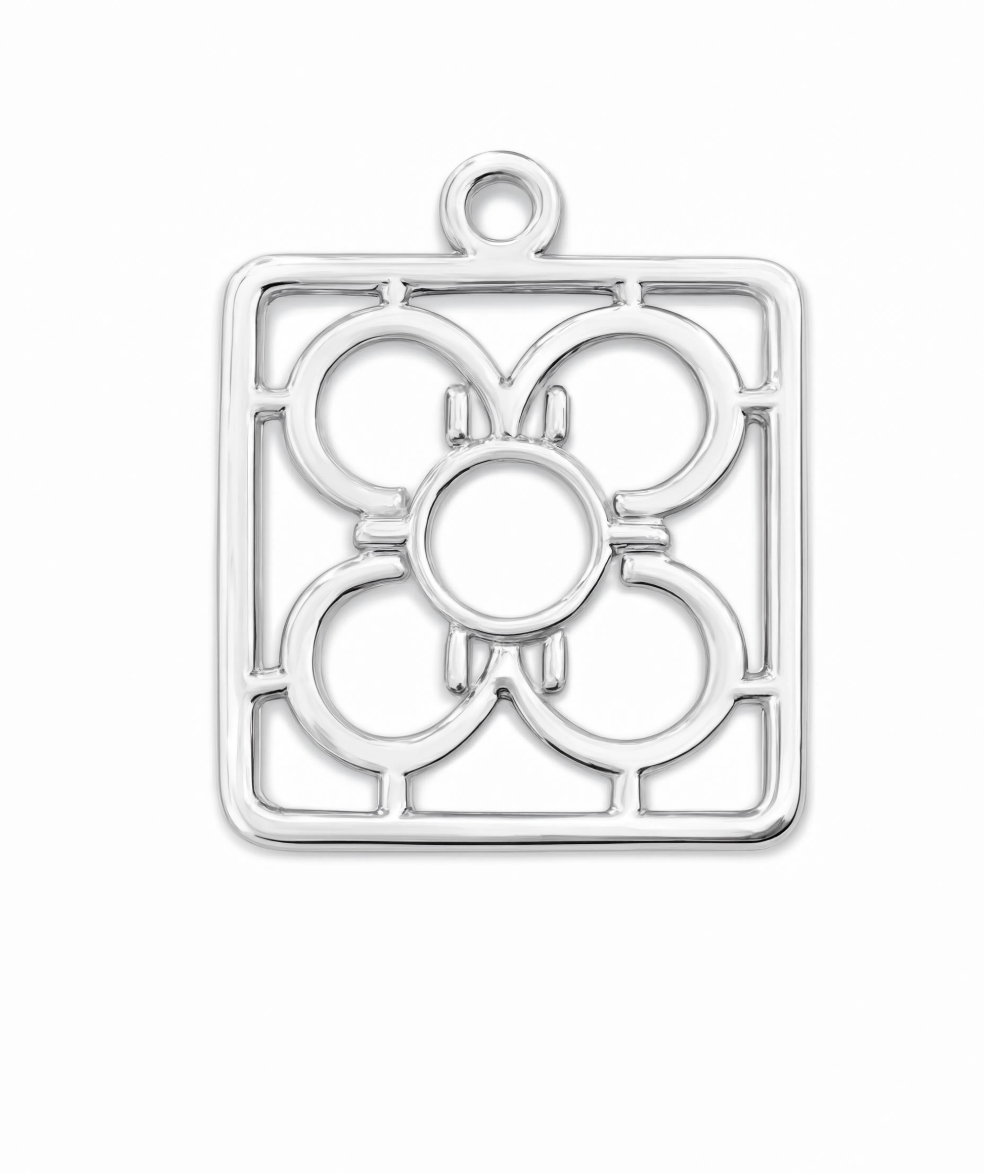 Panot Square Charm Silver — product view