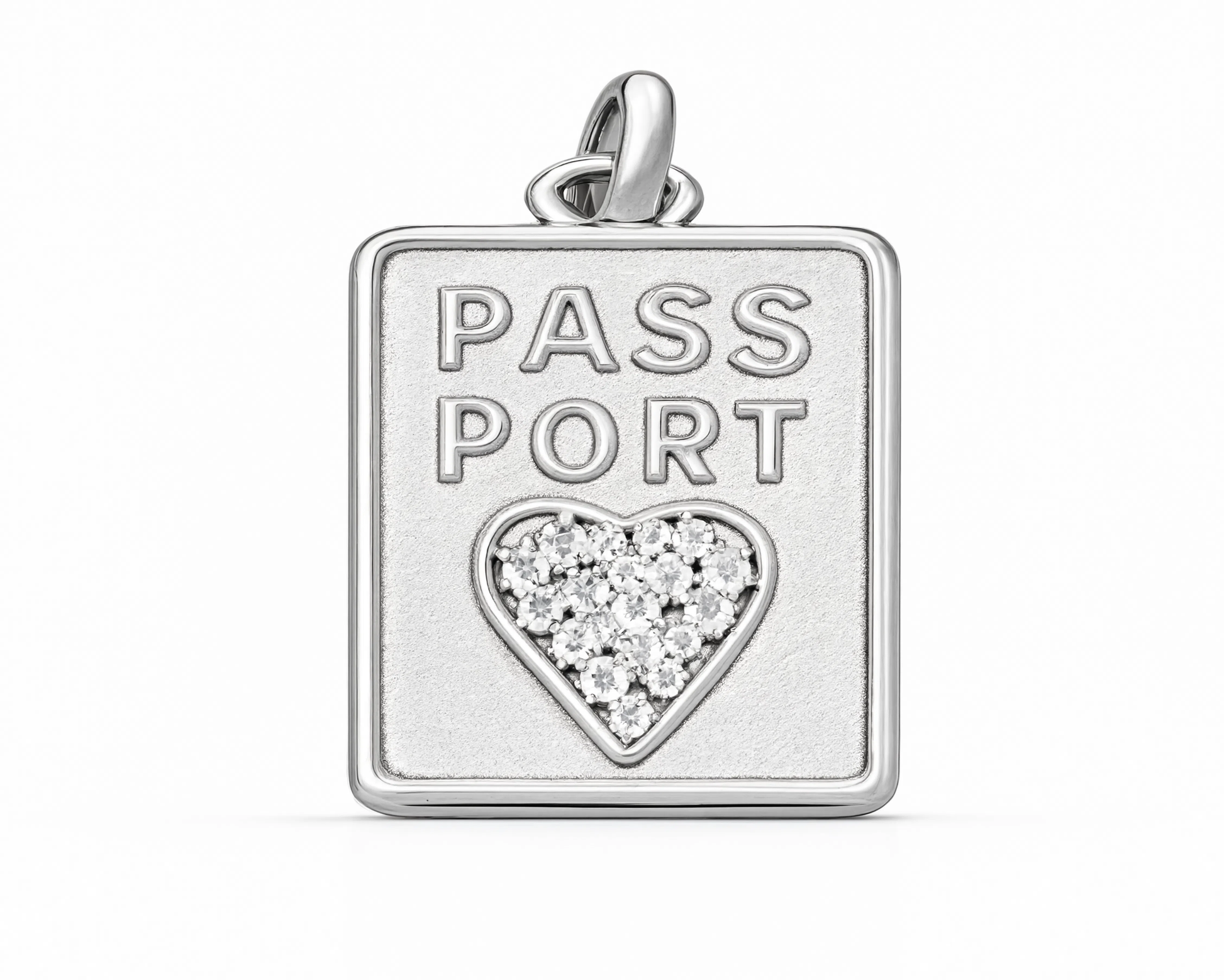 Passport Charm Silver