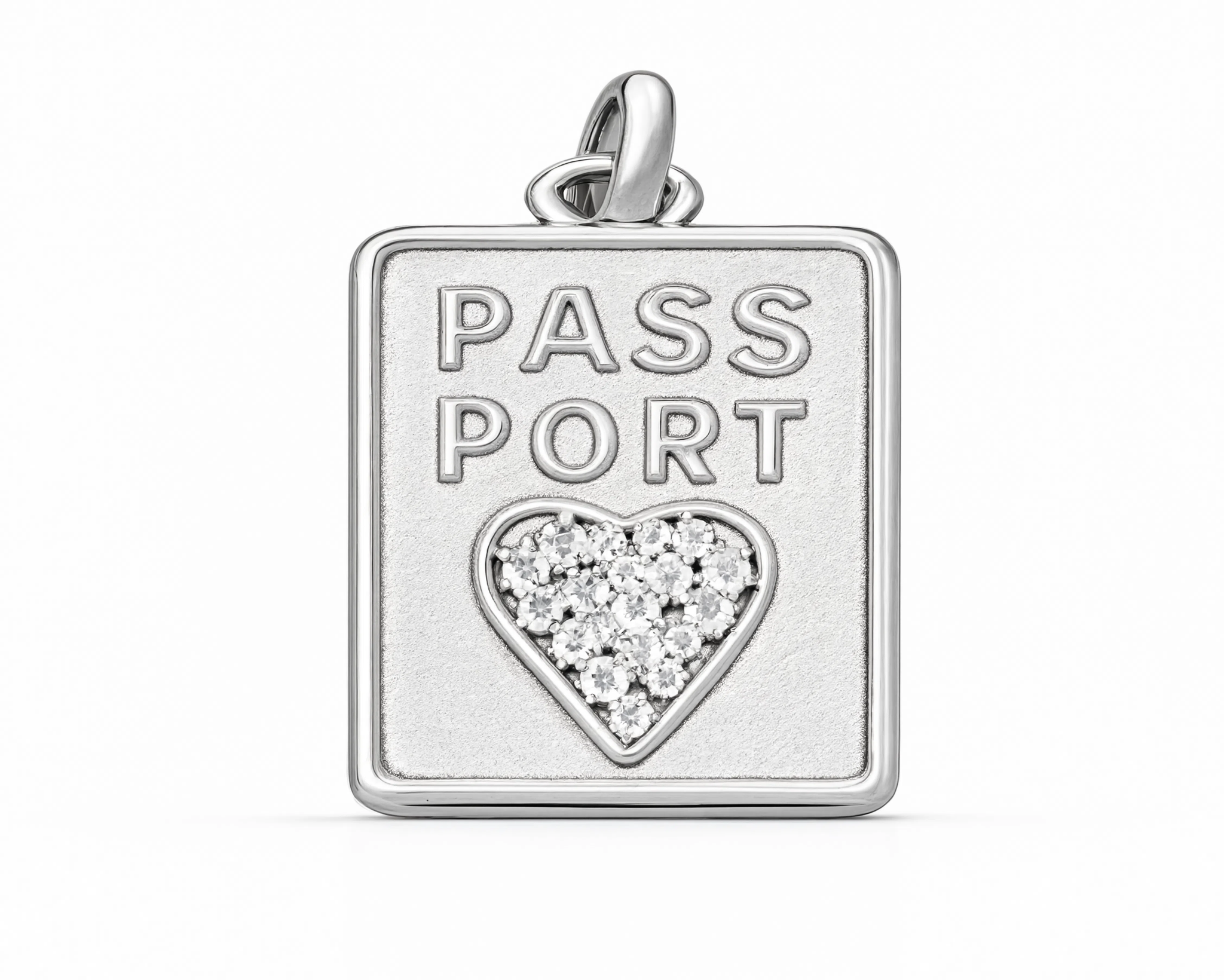 Passport Charm Silver