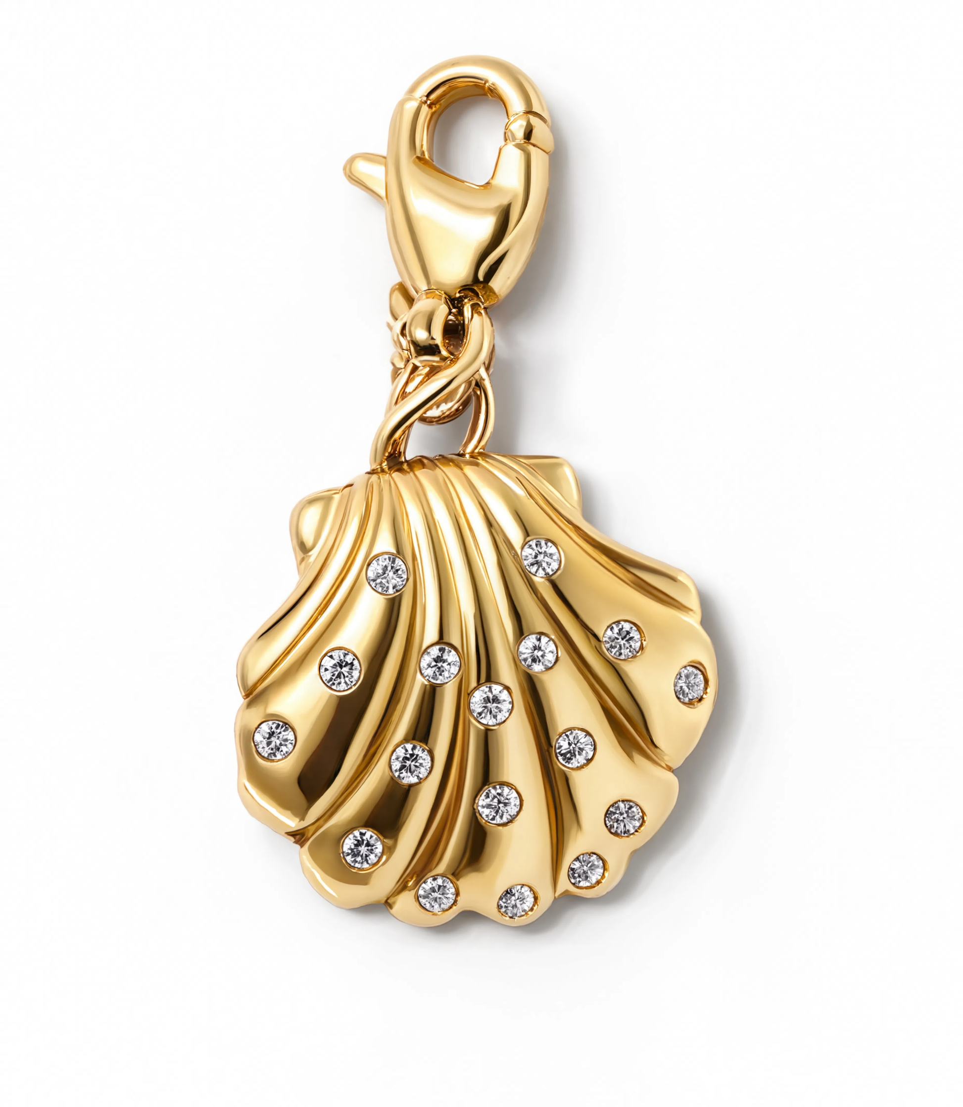 Shell Crystals Charm Gold — product view