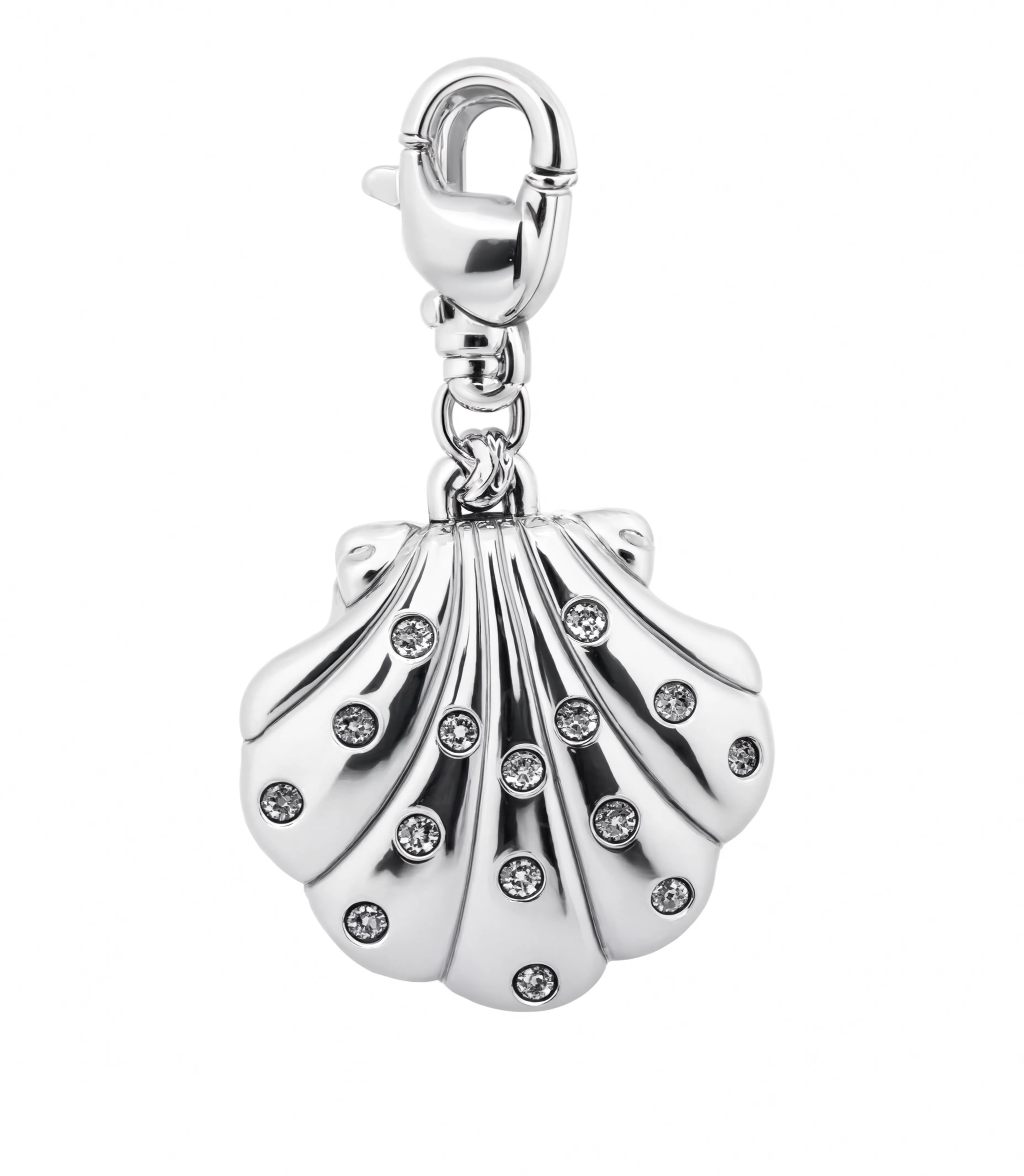 Shell Crystals Charm Silver — product view