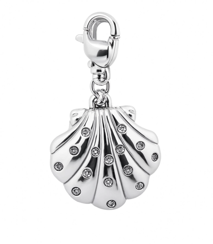 Shell Crystals Charm Silver — product view