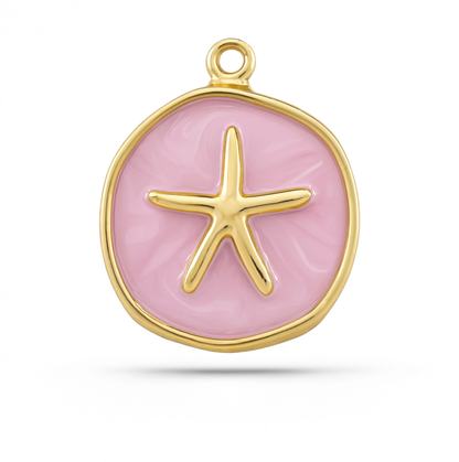 Starfish Pink Charm Gold — product view