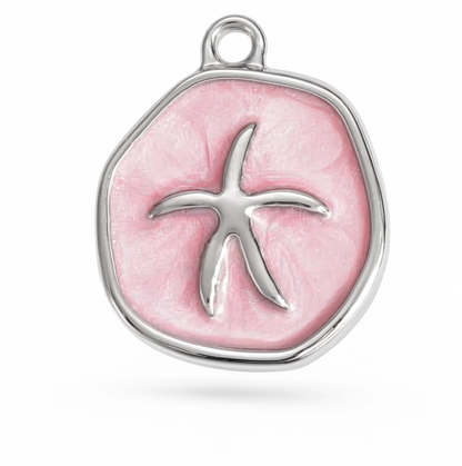 Starfish Pink Charm Silver — product view