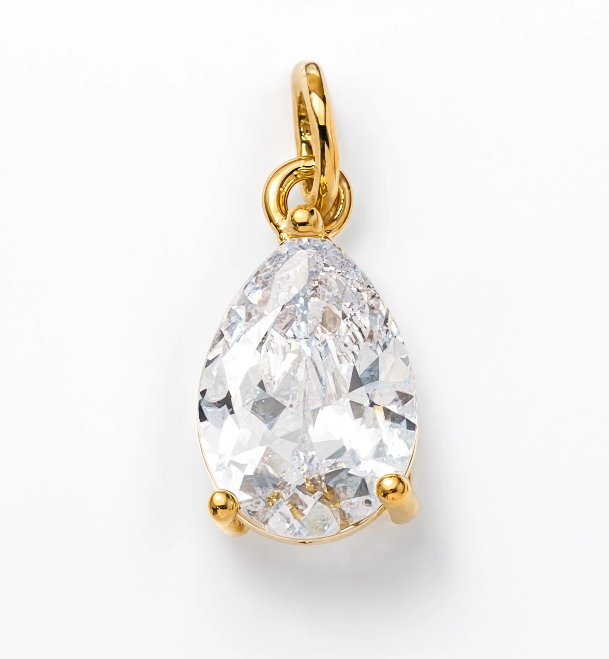 Teardrop Charm Gold