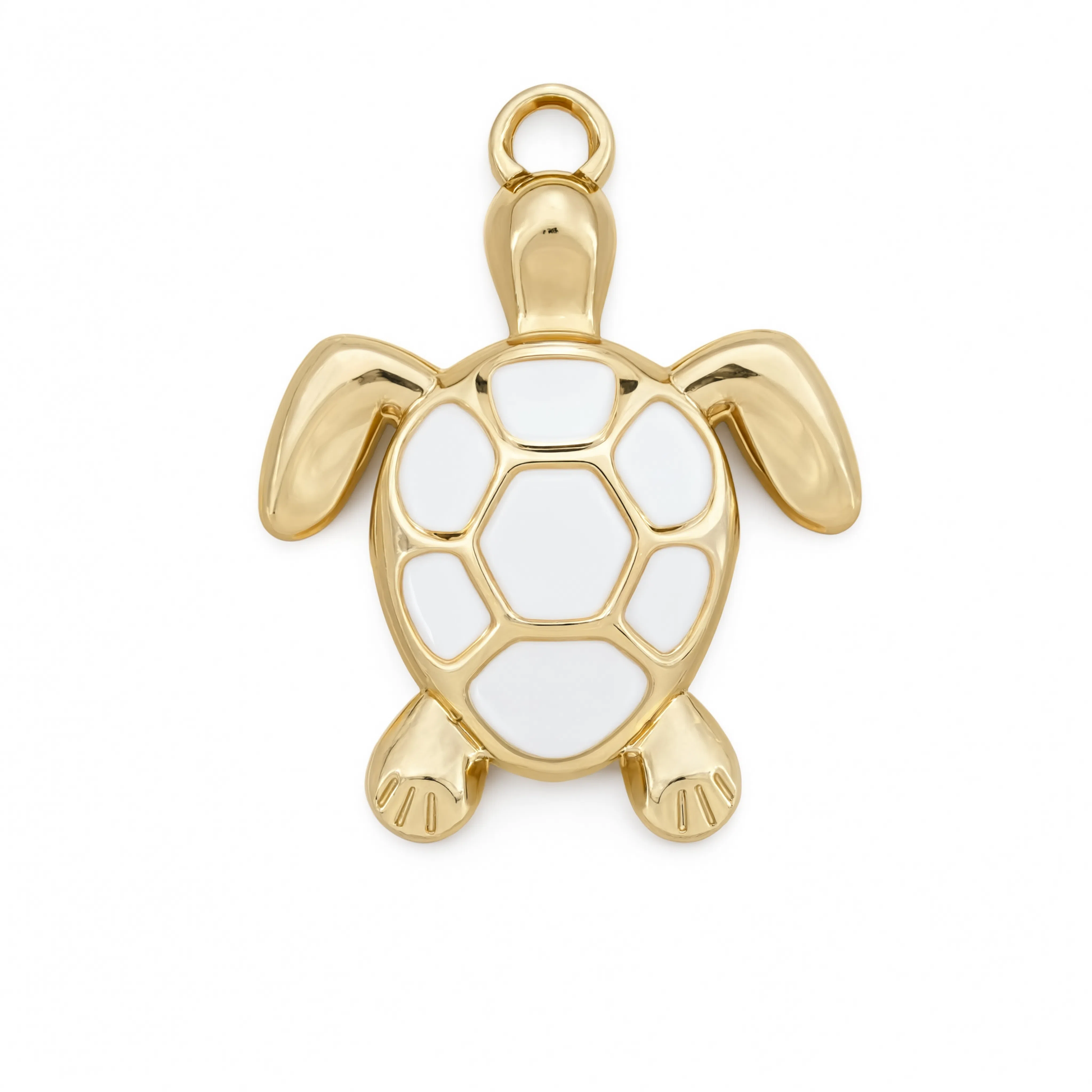 Turtle Charm Gold