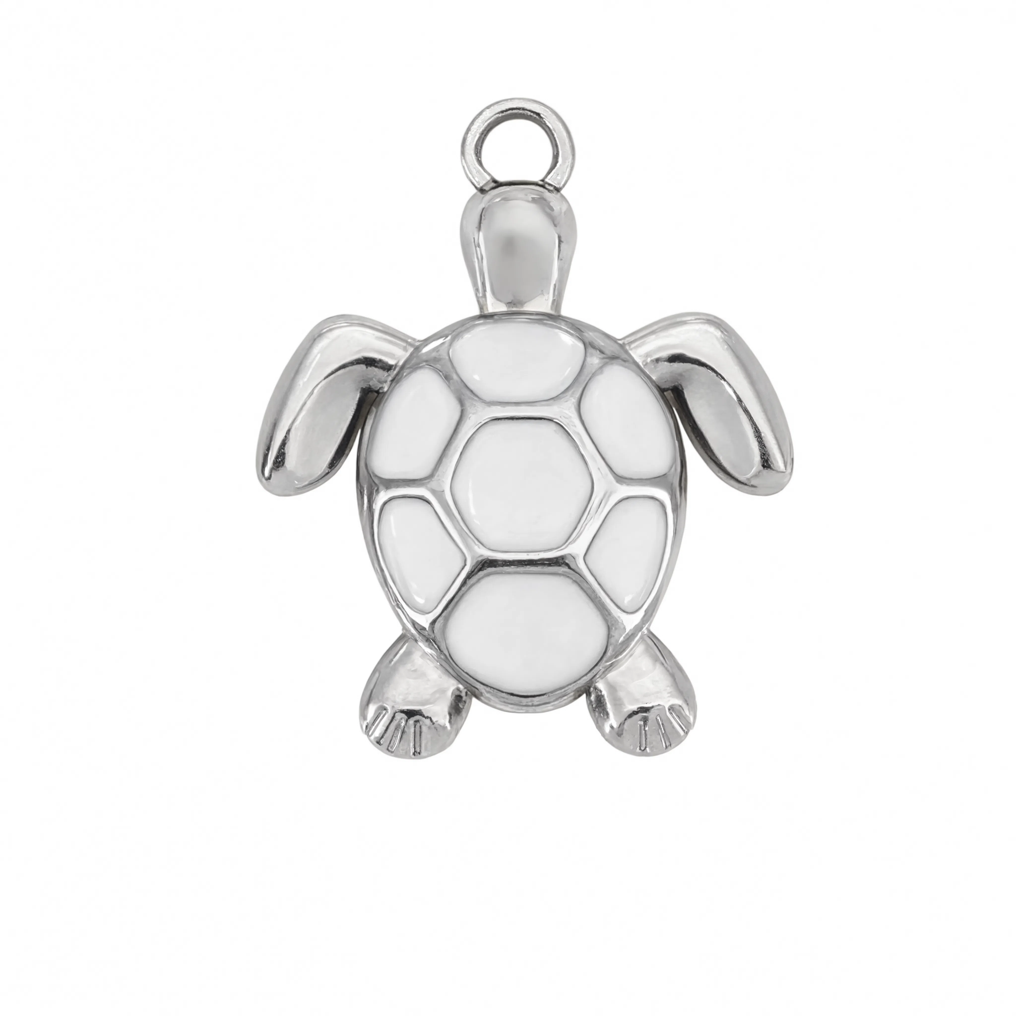 Turtle Charm Silver