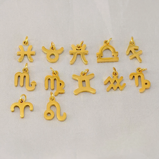 Zodiac Charm Gold