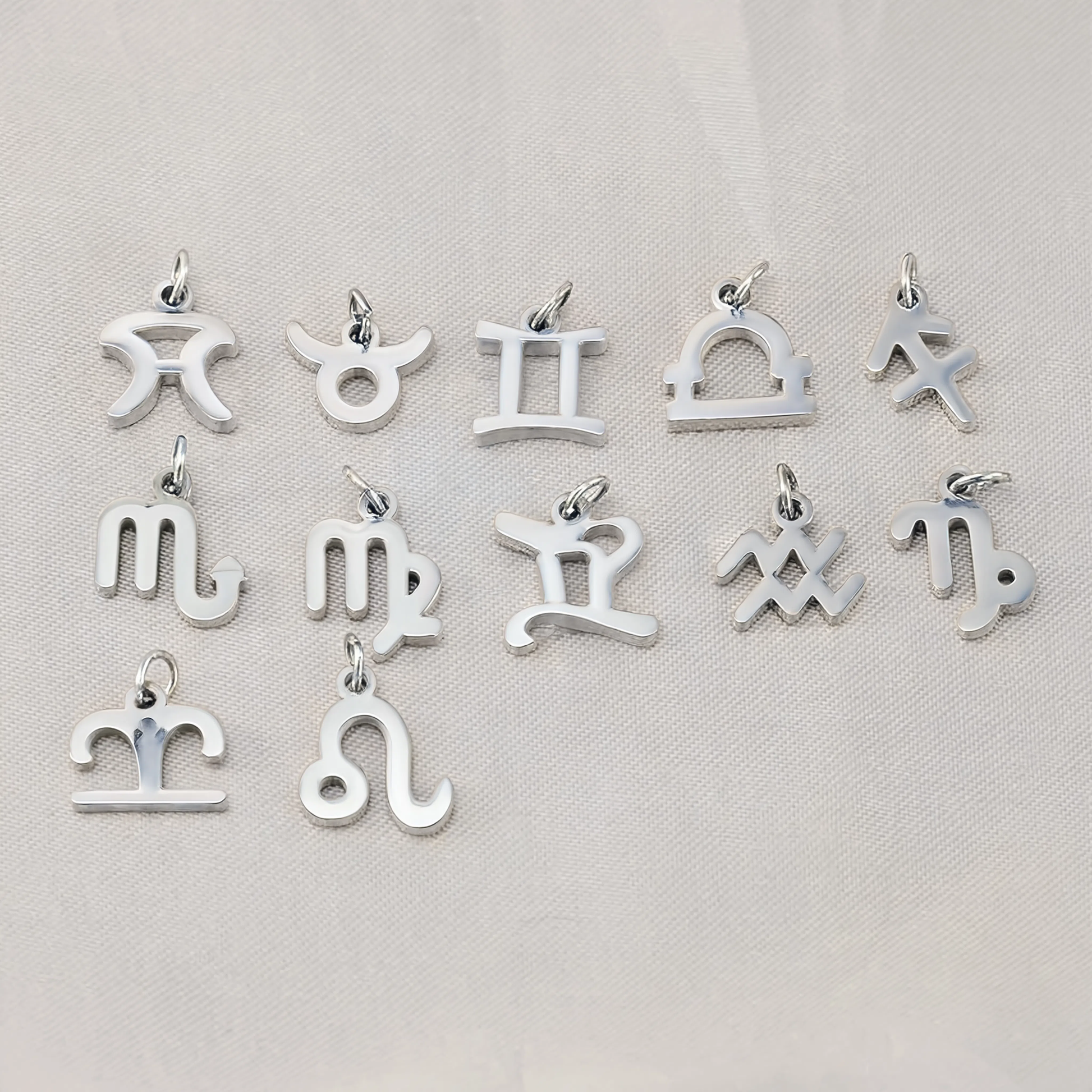 Zodiac Charm Silver