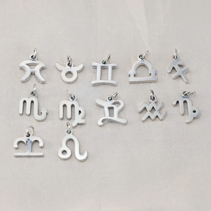 Zodiac Charm Silver